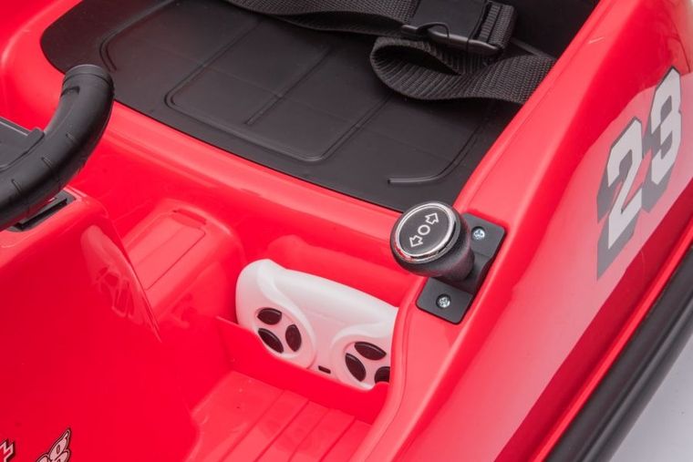 Lean Cars, pojazd na akumulator, GTS1166, czerwony