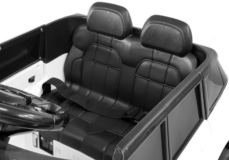 Lean Cars, pojazd na akumulator, HL1638, biały