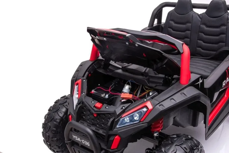 Lean Cars, pojazd na akumulator, YSA036 4-4, czerwony