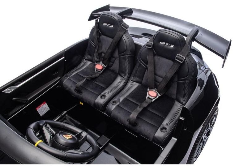 Lean Cars, Porsche GT3, pojazd na akumulator, DK-P911, czarny lakierowany