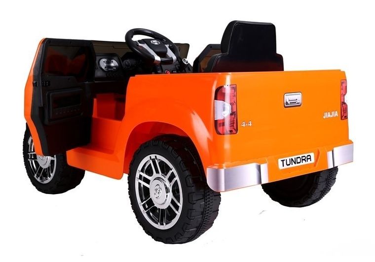 Lean Cars, Toyota Tundra, pojazd na akumulator, pomarańczowy lakierowany