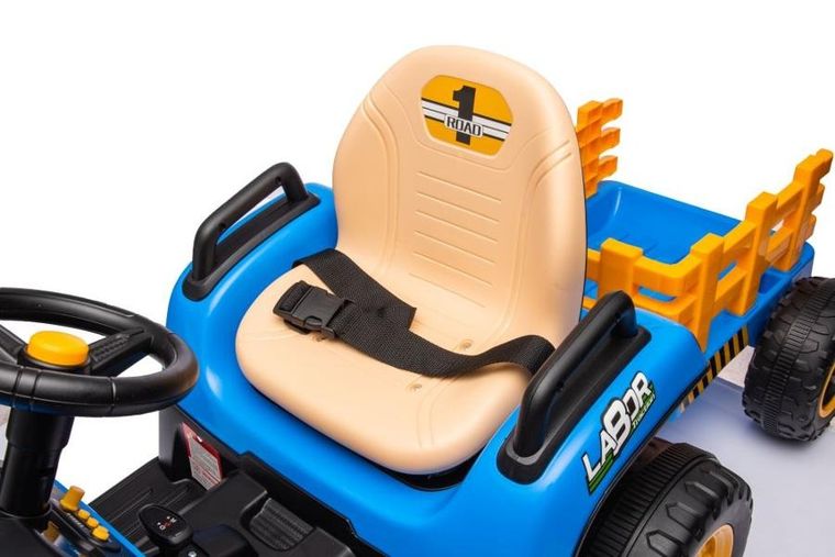 Lean Cars, traktor, pojazd na akumulator, BBH-030, niebieski