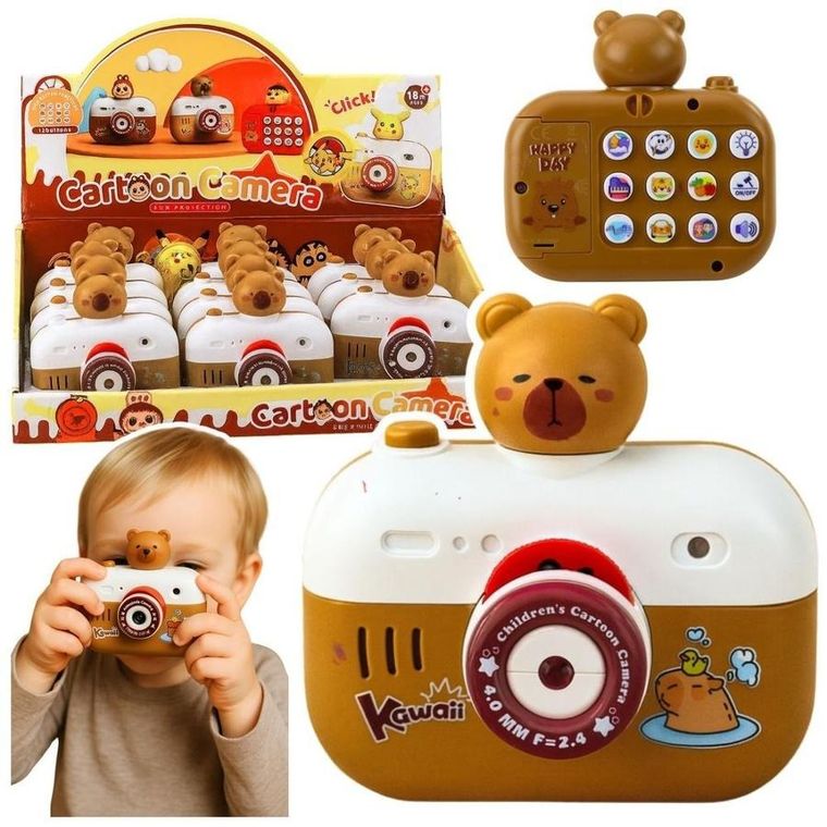 Lean Toys, aparat interaktywny, projektor, kapibara, 1 szt.