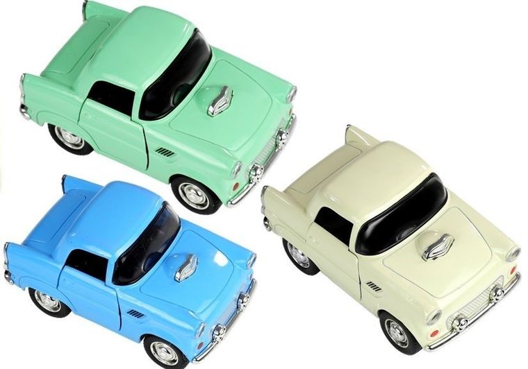 Lean Toys, autko klasyczne metalowe z dźwiękiem