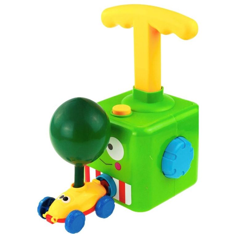 Lean Toys, balonowa wyrzutnia autek, żaba