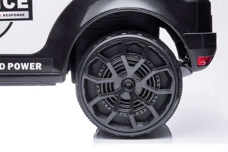 Lean Toys, BBH-021, Policja, pojazd na akumulator, czarny