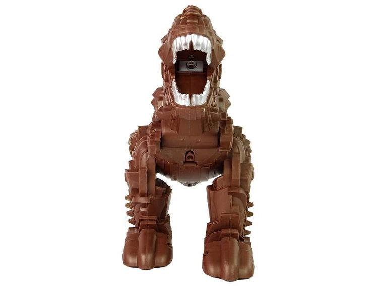 Lean Toys, dinozaur zdalnie sterowany, brązowy