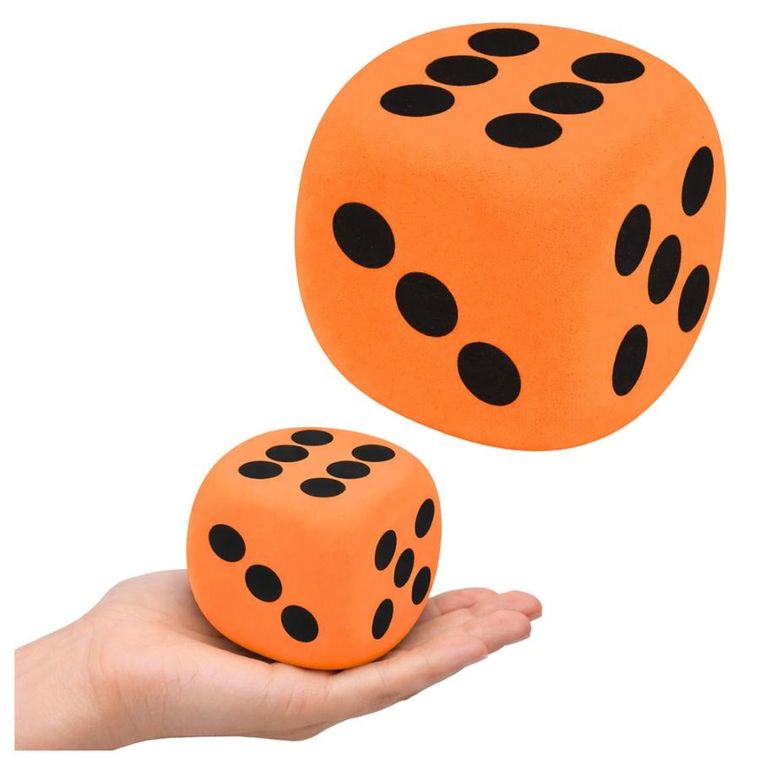 Lean Toys, duża kość piankowa, 8 cm, 1 szt.