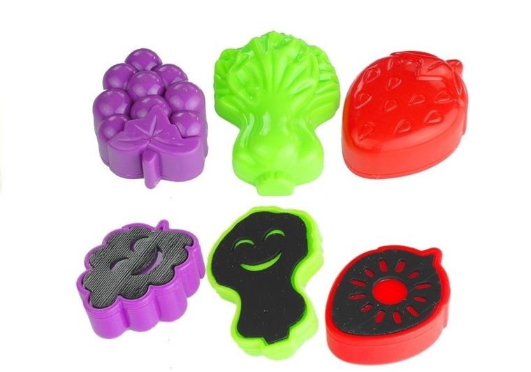 Lean Toys, duży znikopis tablica magnetyczna stempelki, 2w1