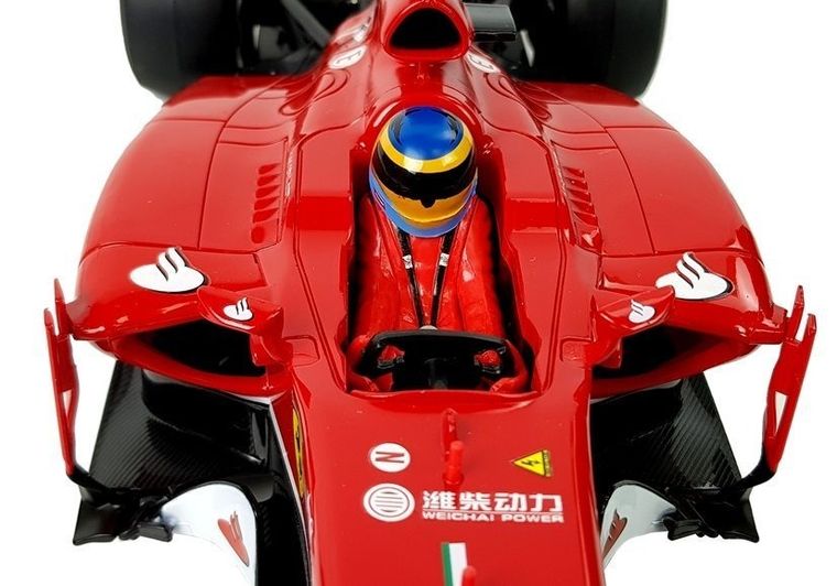 Lean Toys, Ferrari F1, pojazd zdalnie sterowany, czerwony, 1:12