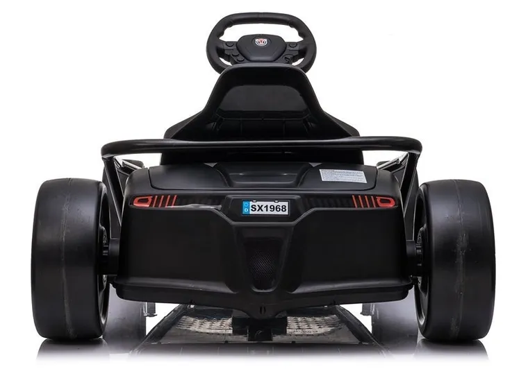 Lean Toys, Gokart Drift, pojazd na akumulator, biały