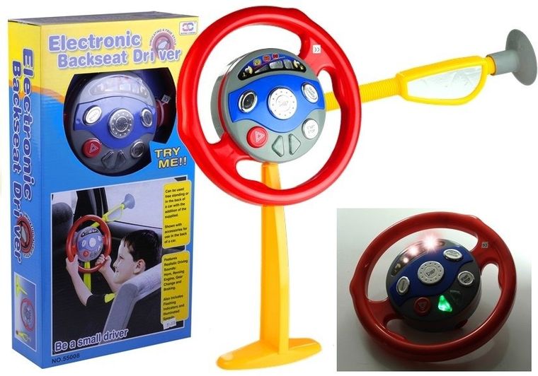 Lean Toys, kierownica, symulator do auta