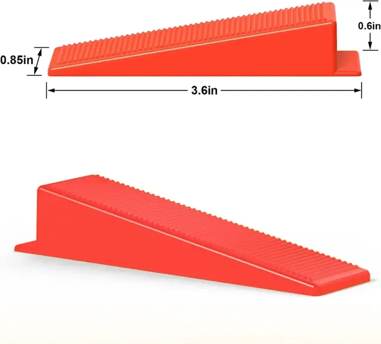 Lean Toys, kliny, zestaw do poziomowania i układania płytek, 100 szt.