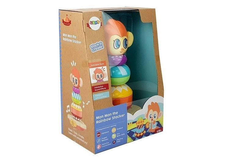 Lean Toys, małpka, piramidka do nauki liczb