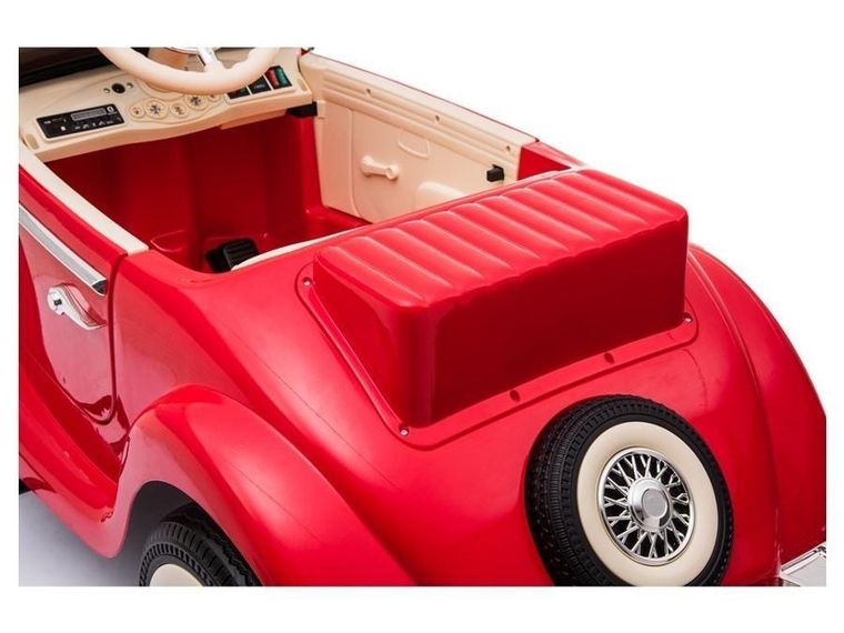 Lean Toys, Mercedes 540K, pojazd na akumulator, czerwony