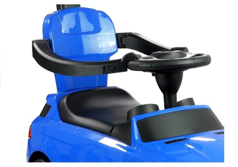 Lean Toys, Mercedes, jeździk 3w1, niebieski