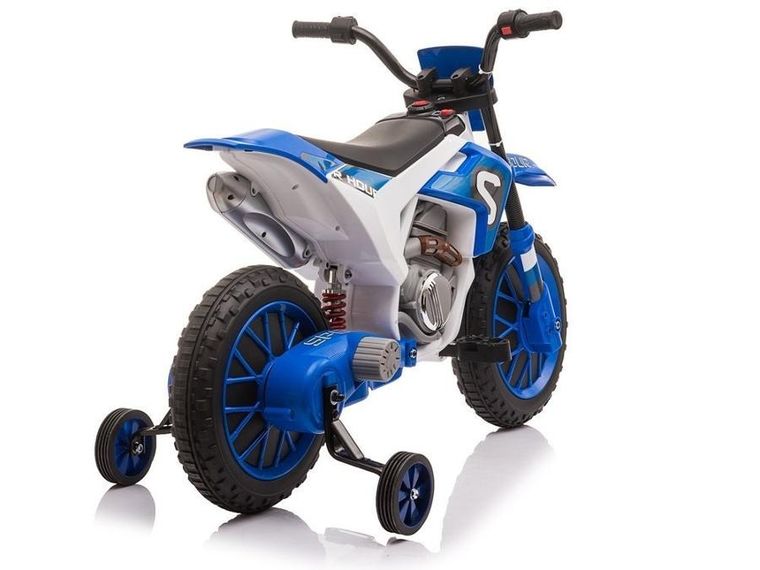 Lean Toys, Motor, pojazd na akumulator, niebieski