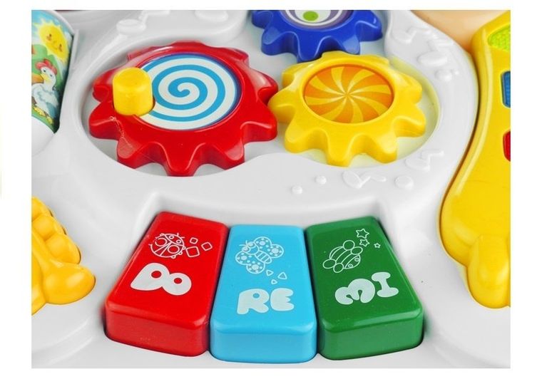 Lean Toys, multifunkcyjny stoliczek edukacyjny 2w1