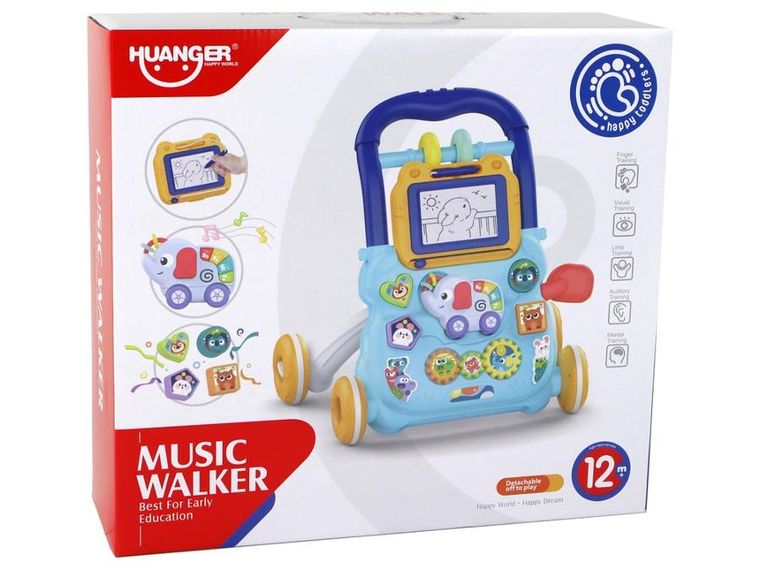 Lean Toys, pchacz interaktywny, niebieski