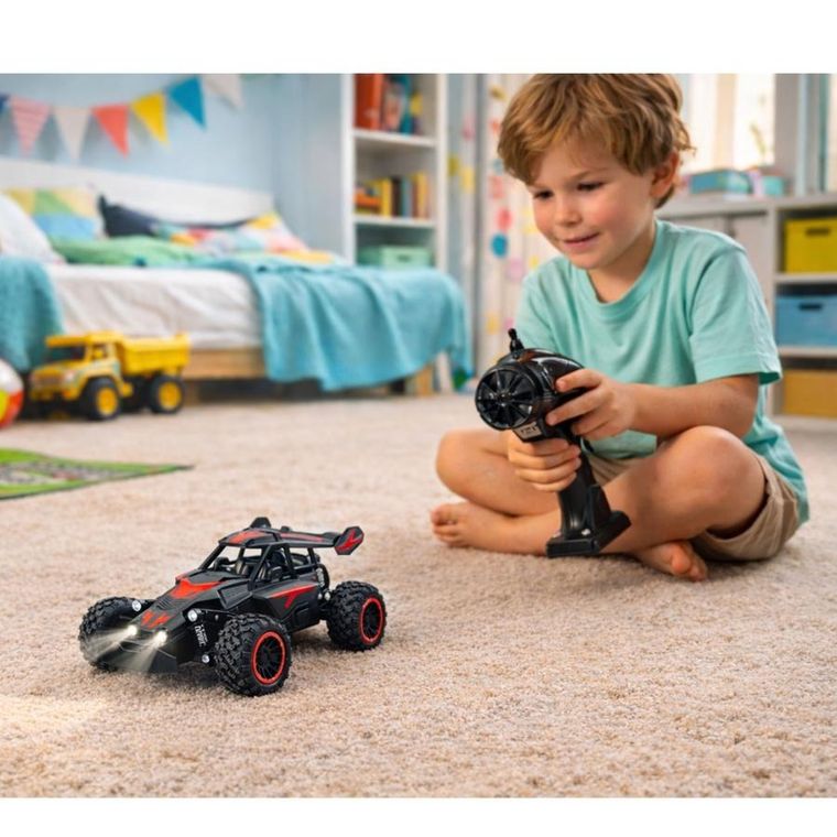 Lean Toys, pojazd terenowy, zdalnie sterowany, 20 km/h, czerwony, 1:18