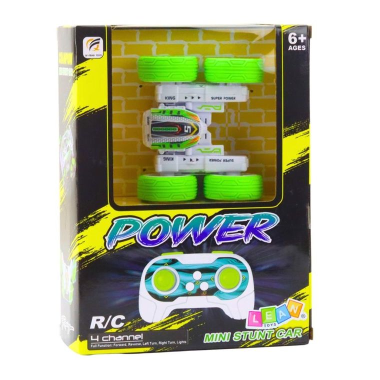 Lean Toys, pojazd terenowy, zdalnie sterowany, 360°, zielony, 1:32