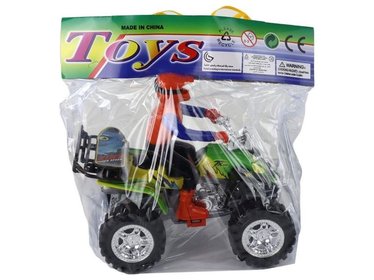 Lean Toys, quad, pchacz, zielony