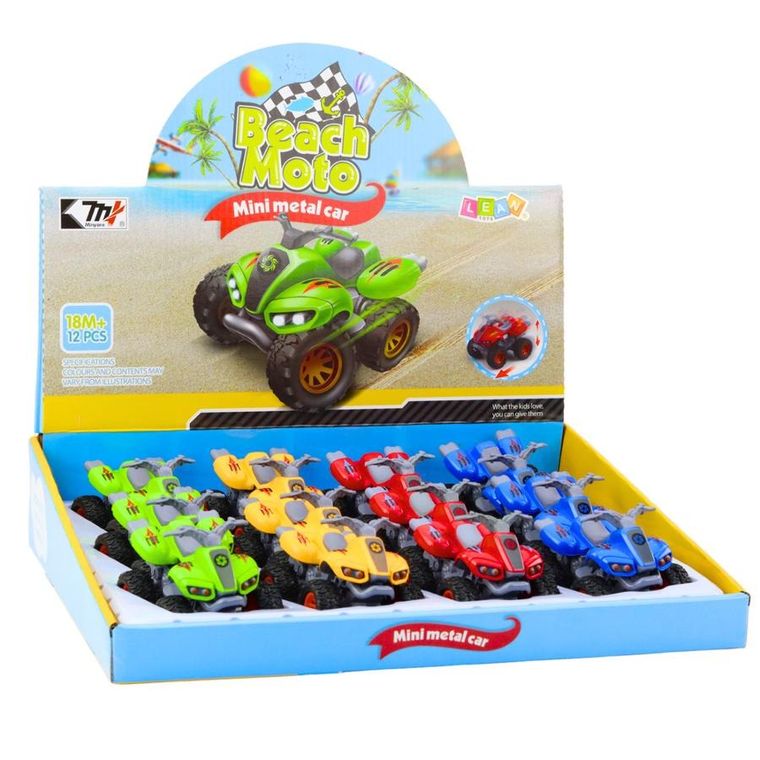 Lean Toys, quad z napędem gumowe opony mix