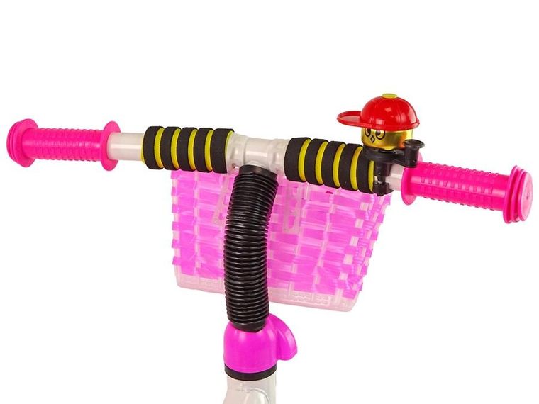 Lean Toys, rowerek trójkołowy, eva, różowy