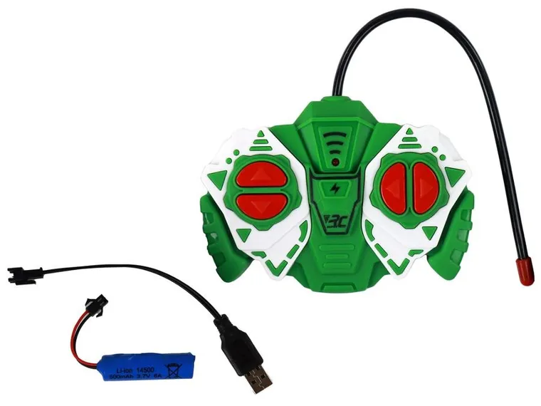 Lean Toys, traktor z przyczepą, zdalnie sterowany, zielony, 1:24