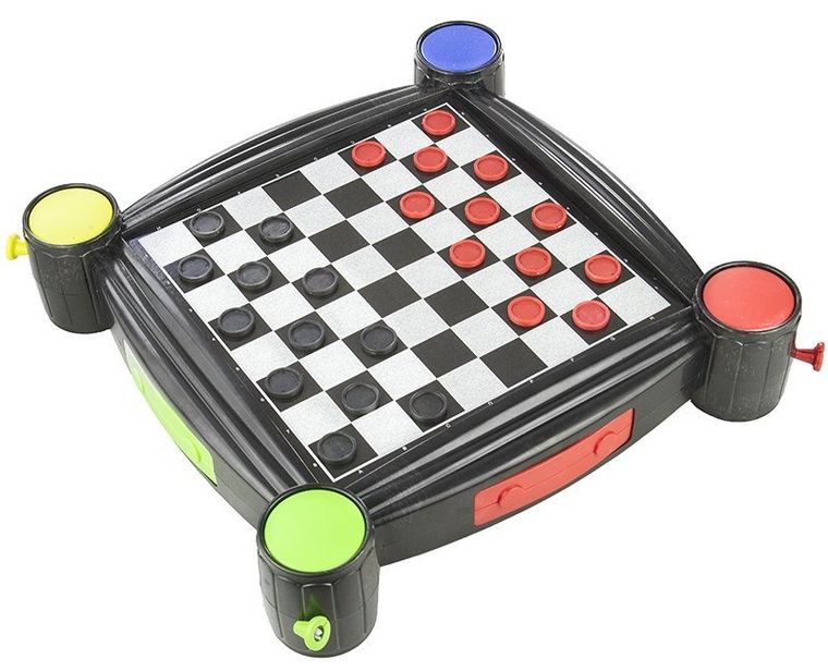 Lean Toys, warcaby, chińczyk, węże, drabiny, gry 7w1