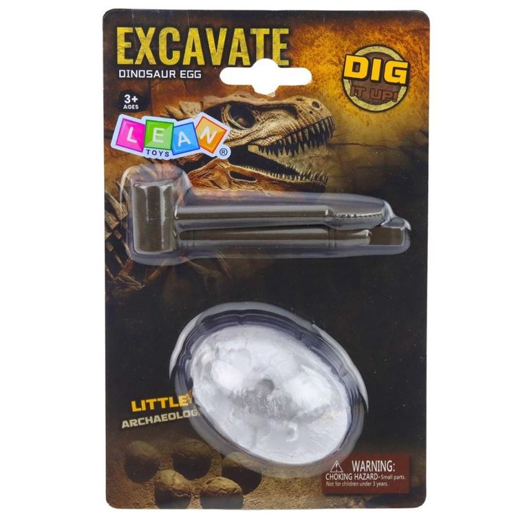 Lean Toys, wykopaliska dinozaurów, zestaw archeologiczny