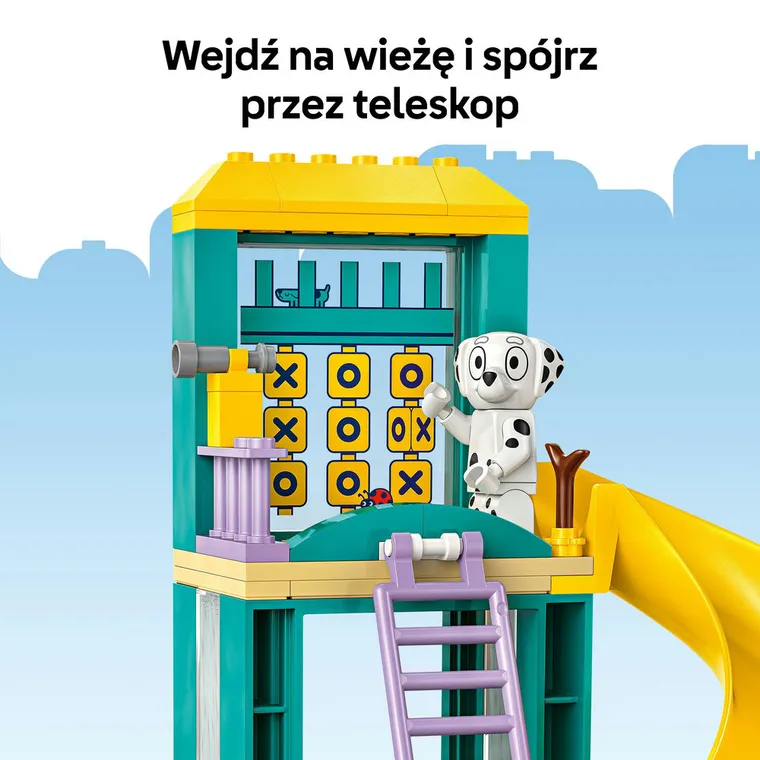 LEGO Bluey, Blue i Łatka na placu zabaw, 11201