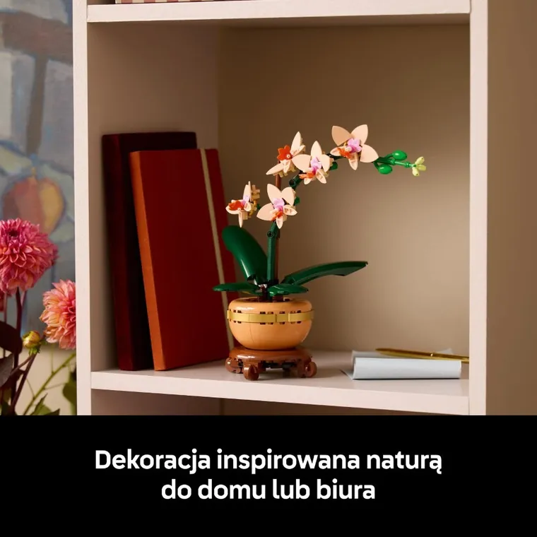 LEGO Botanicals, Mała orchidea, kwiaty, 10343
