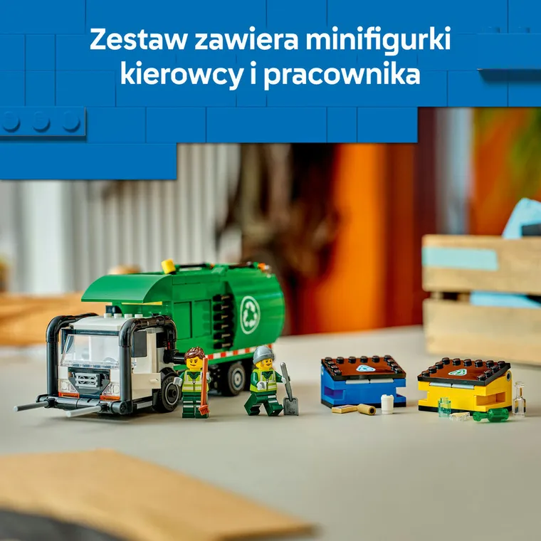LEGO City, Ciężarówka recyklingowa, 60495