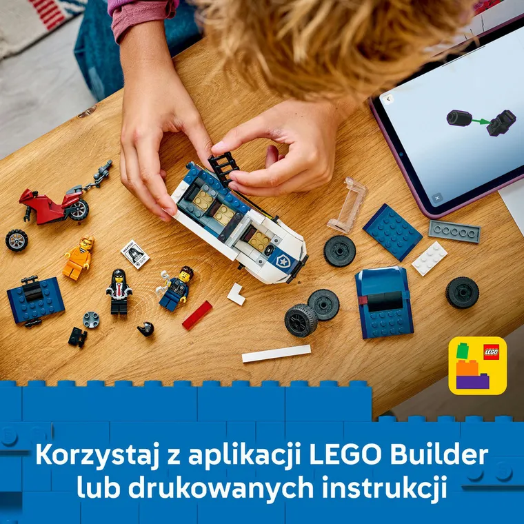 LEGO City, Furgonetka policyjnego konwoju więziennego, 60479