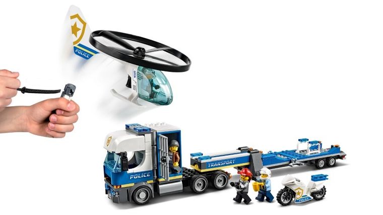 LEGO City, Laweta helikoptera policyjnego, 60244