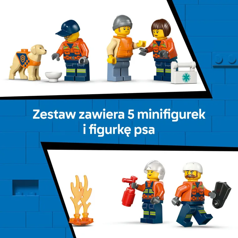 LEGO City, Łódź ratunkowa i helikopter straży przybrzeżnej, 60504