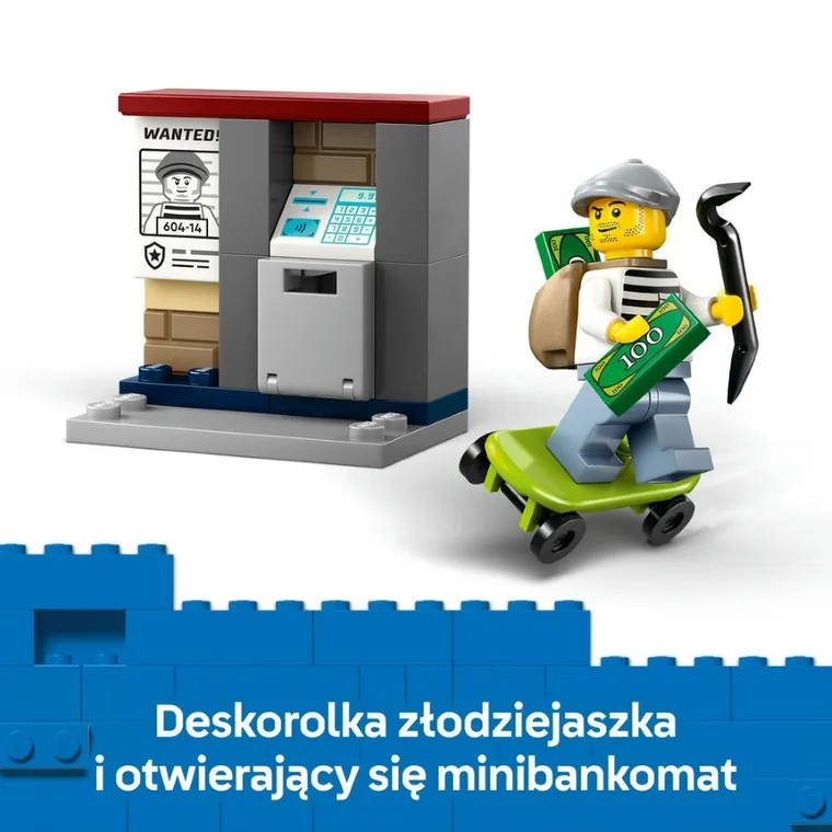 LEGO City, Pościg na motocyklu policyjnym, 60455