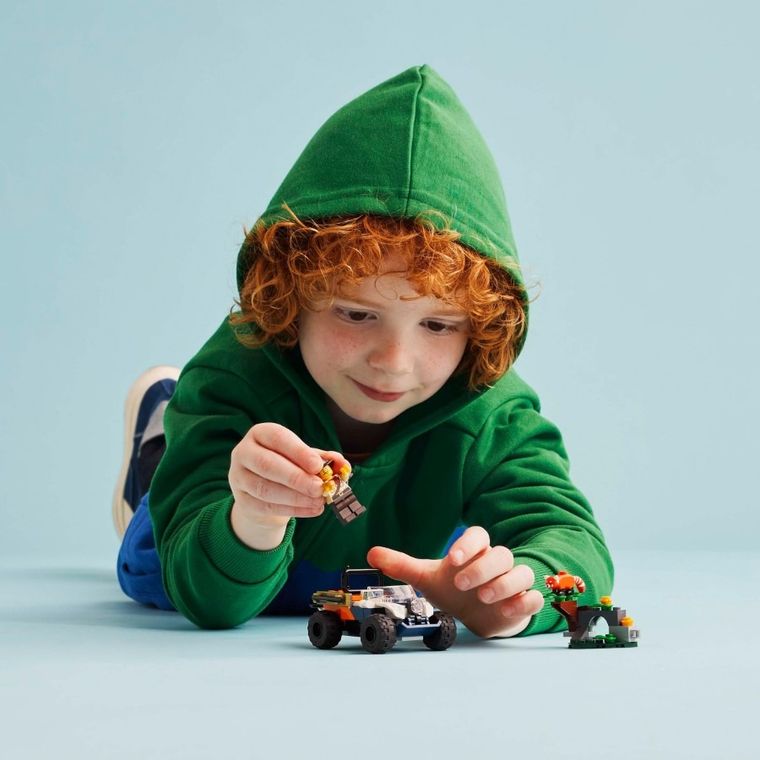 LEGO City, Quad badacza dżungli z pandą czerwoną, 60424