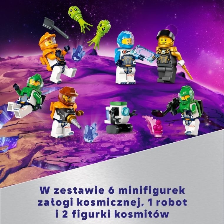 LEGO City, Stacja kosmiczna i stanowisko startowe rakiety, 60434