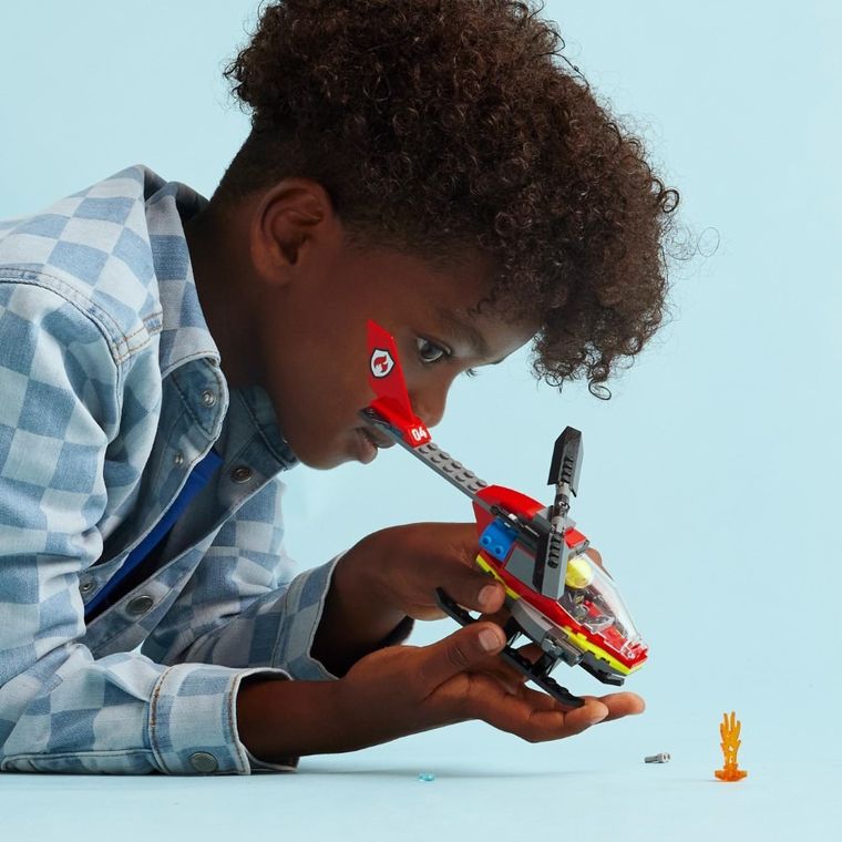 LEGO City, Strażacki helikopter ratunkowy, 60411