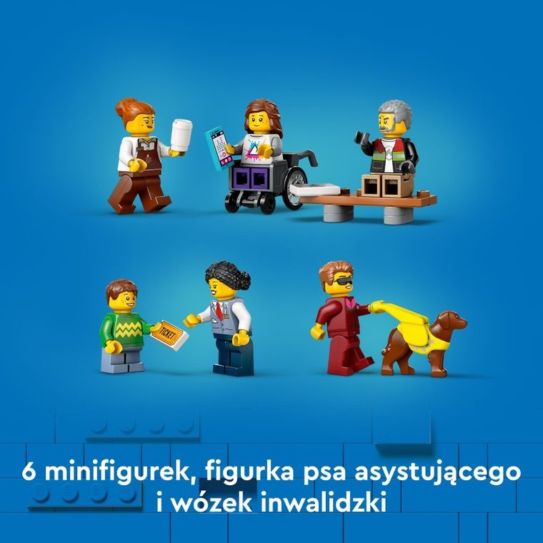 LEGO City, Tramwaj miejski ze stacją, 60423