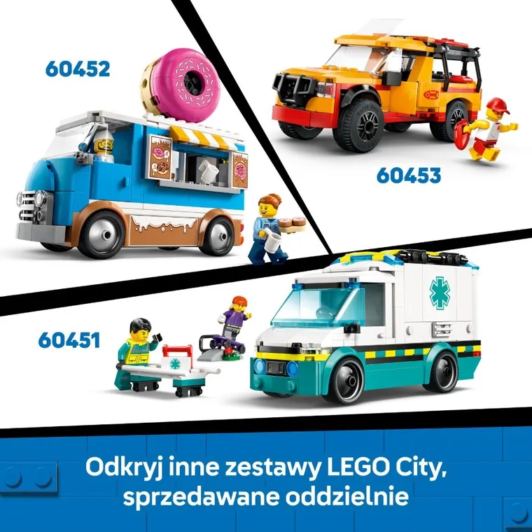 LEGO City, Wakacyjny kamper pełen przygód, 60454