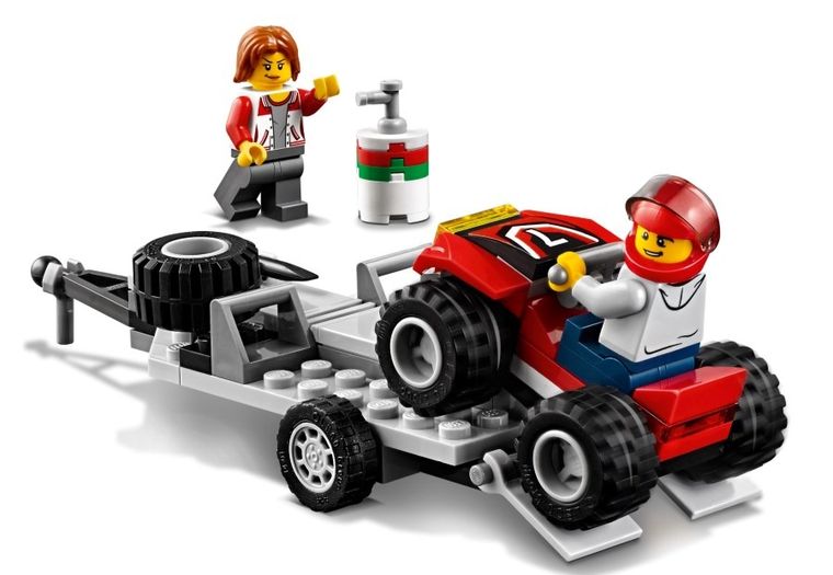 LEGO City, Wyścigowy zespół quadowy, 60148