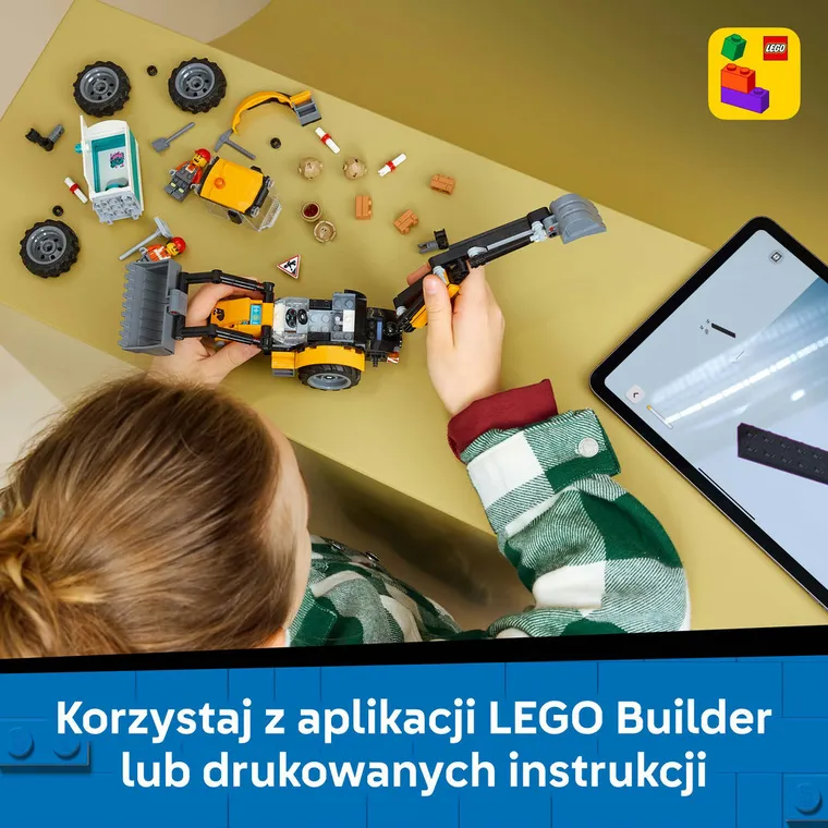 LEGO City, Żółta koparko-ładowarka, 60480