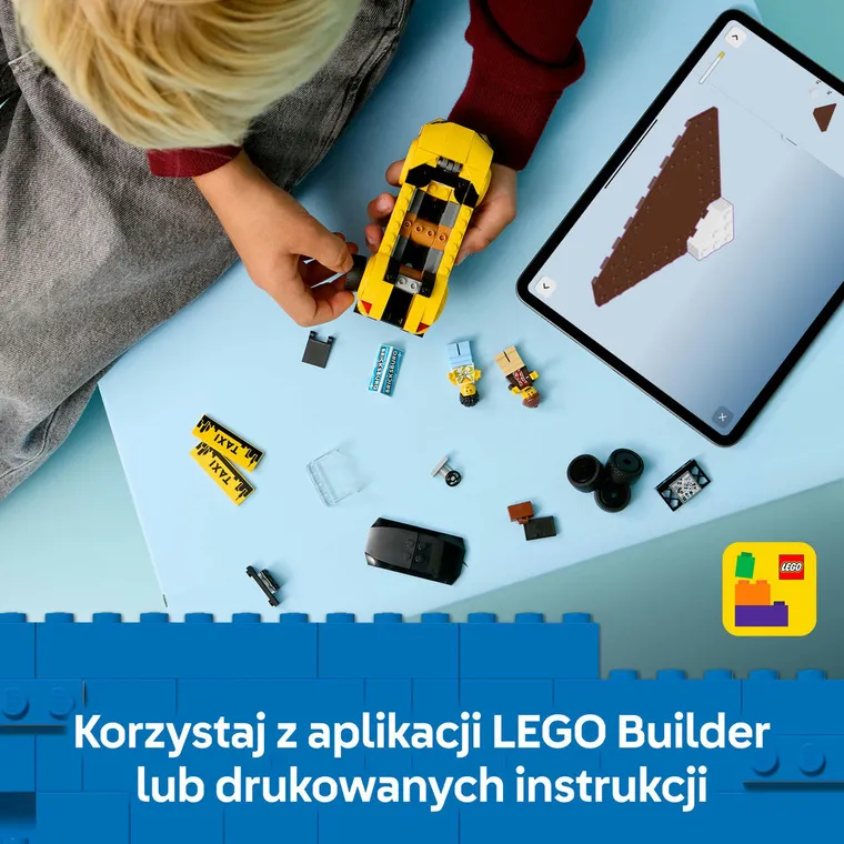 LEGO City, Żółta taksówka, 60487