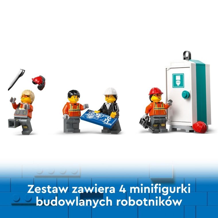 LEGO City, Żółty ruchomy żuraw, 60409