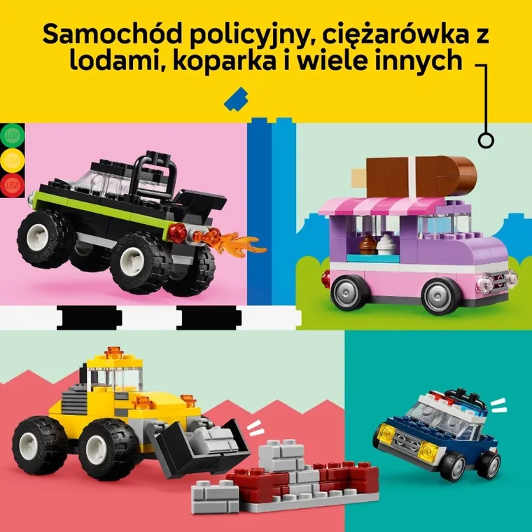 LEGO Classic, Kreatywne pojazdy, 11036