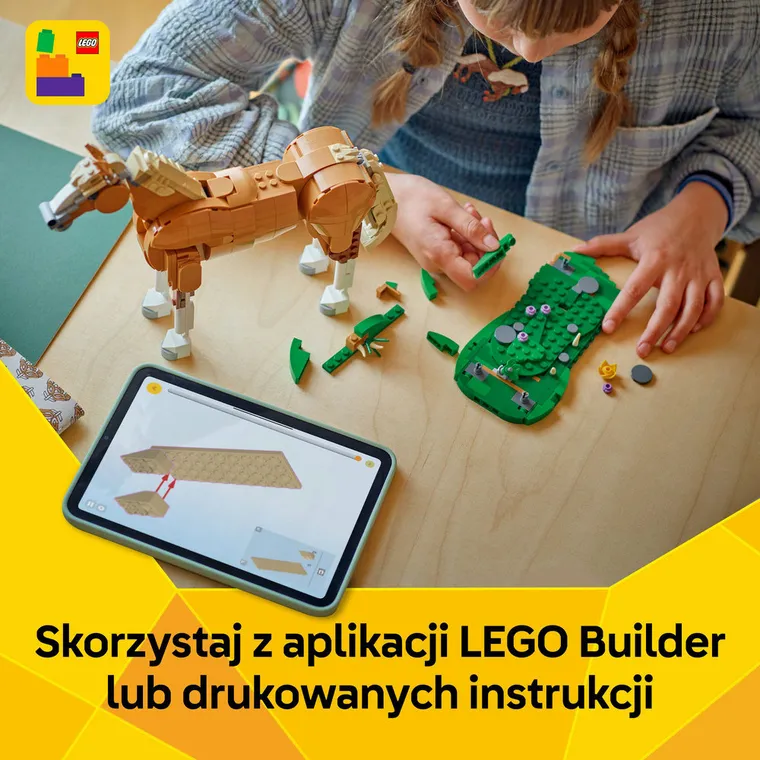 LEGO Creator 3 w 1, Piękny koń, 31166