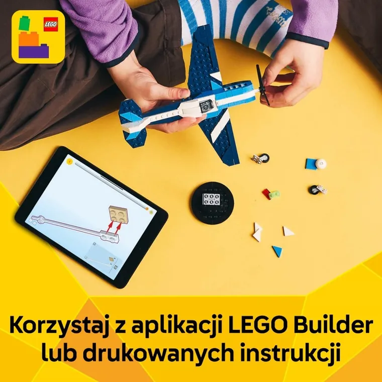LEGO Creator 3 w 1, Statek powietrzny: samolot wyścigowy, 31160